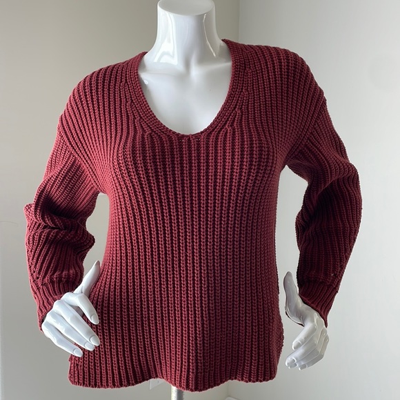 Everlane Texture Cotton V Neck Size XS. - Picture 3 of 13